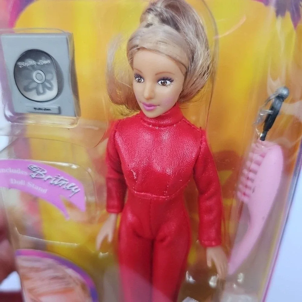 Y2K NIB Britney Spears ... Baby One More Time Red Outfit Play Along Doll 1797
